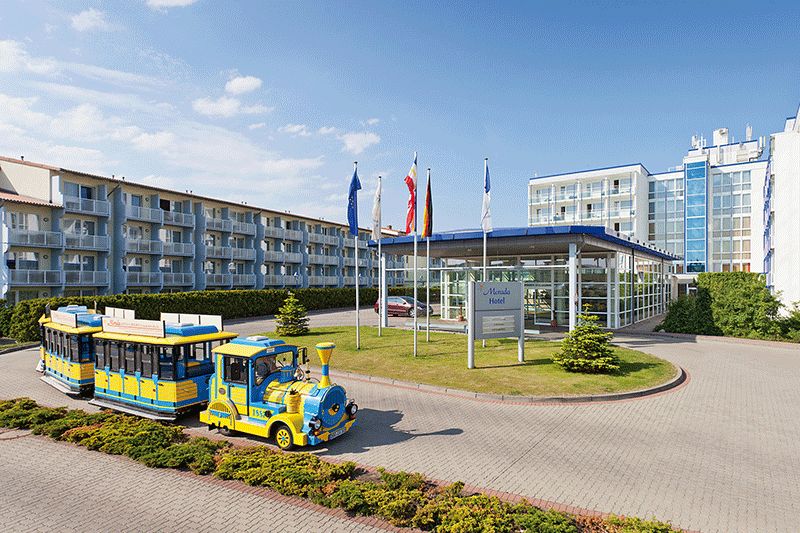 Au�enansicht des Hotels Willkommen an der Ostsee